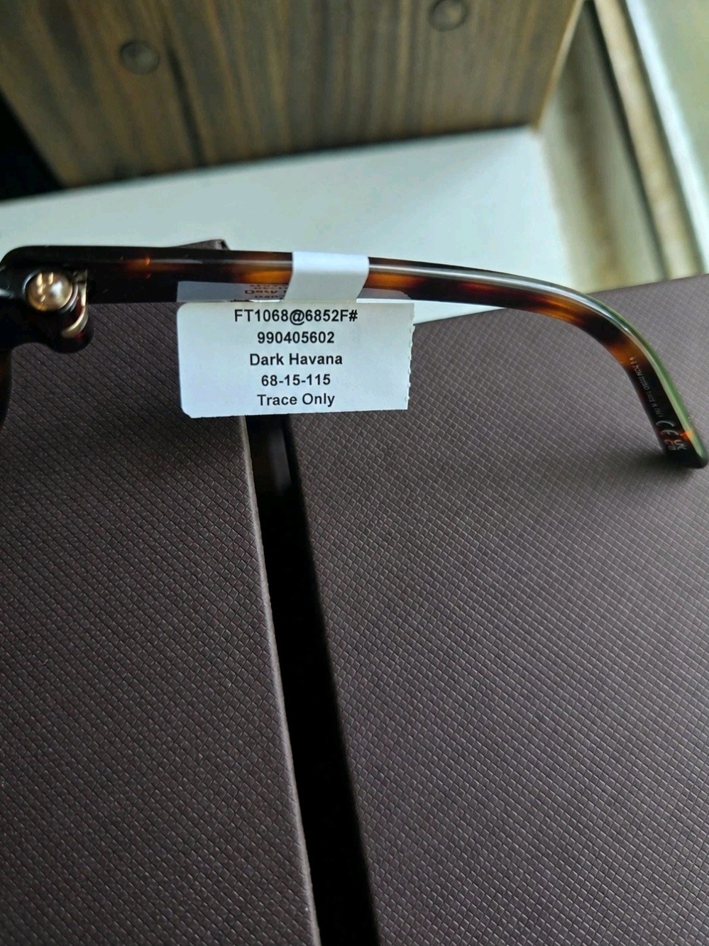 Tom Ford Bettina FT1068 52F Dark Havana Oversized Sunglasses NWT - Picture 7 of 13
